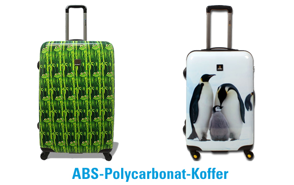 Beispiele für ABS-Polycarbonat-Koffer