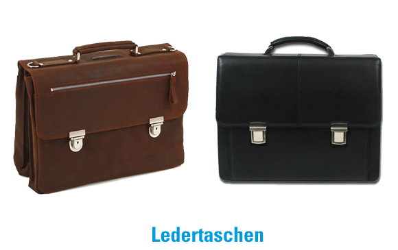 Beispiele für Ledertaschen