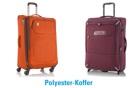 Beispiele für Polyester-Koffer