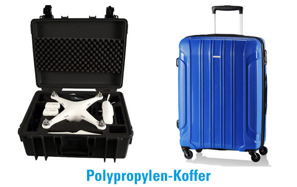 Beispiele für Polypropylen-Koffer