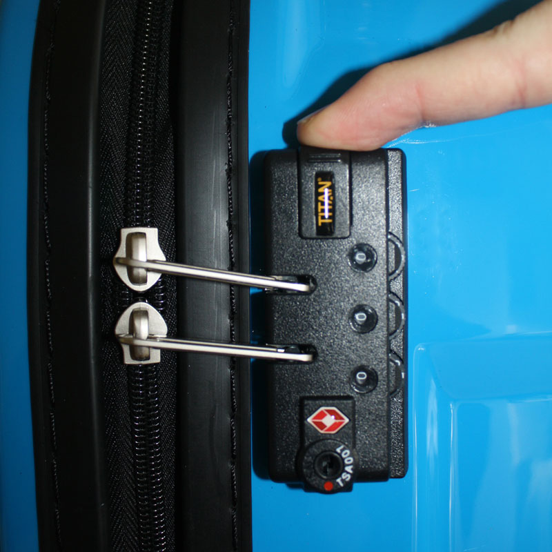 3 Dial Kombination TSA Gepäck Vorhängeschloss Fall Reisekoffer Draht Zollschloss 
