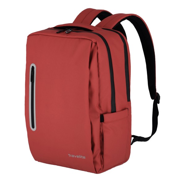 travelite Basics Rucksack Boxy 43 cm rot