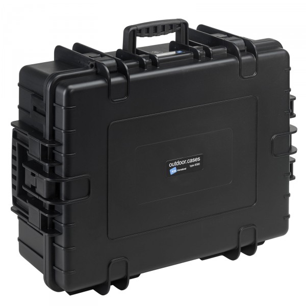 B&W Outdoor Case Typ 6500 schwarz - Vorderansicht