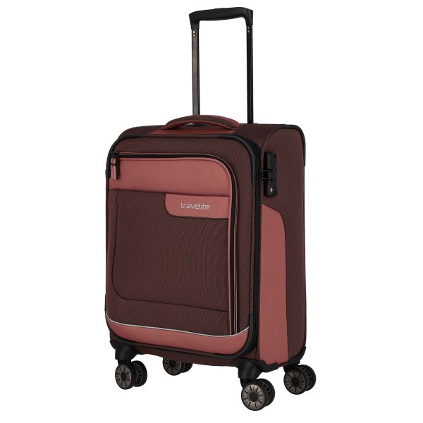 travelite Viia Trolley 55 cm 4 Rollen frühlingsrose