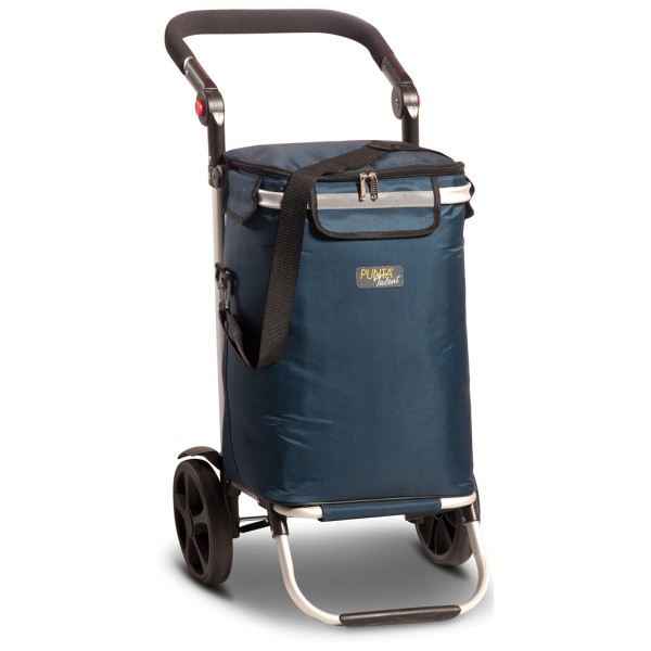 Punta Talent Einkaufstrolley 95 cm 2 Rollen mit Kühlfunktion blau