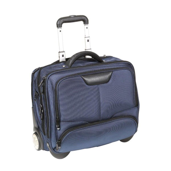 Dermata Business Trolley 47 cm 2 Rollen blau