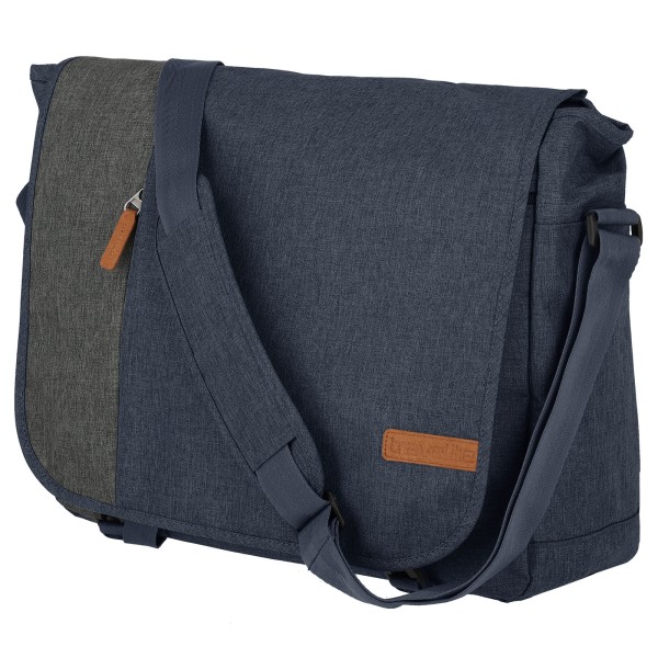 travelite Basics Messenger Tasche 40 cm marine