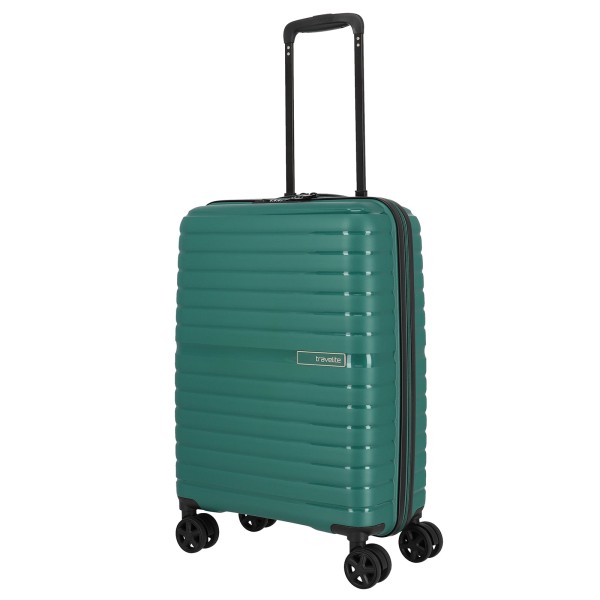 travelite Trient Kabinentrolley 4 Rollen 55 cm grün 