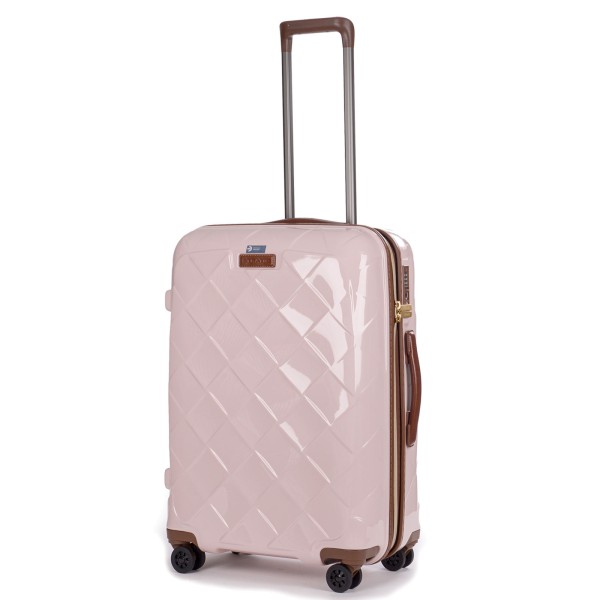 Stratic Leather & More Trolley 66 cm 4 Rollen rose