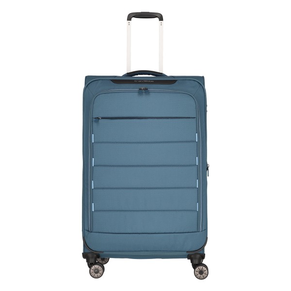 travelite Skaii Trolley 78 cm 4 Rollen erweiterbar blau