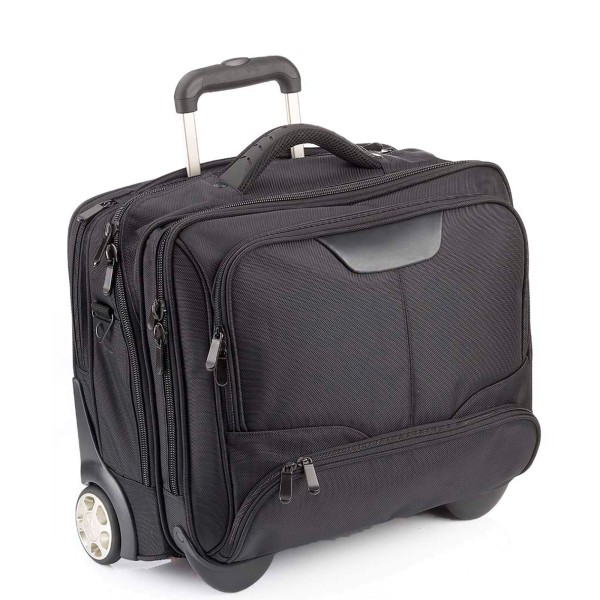 Dermata Business Trolley 47 cm 2 Rollen schwarz