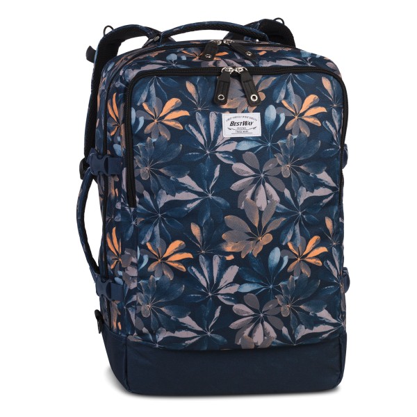 Fabrizio Best Way Cabin Pro Print Rucksack 54 cm blaugelb