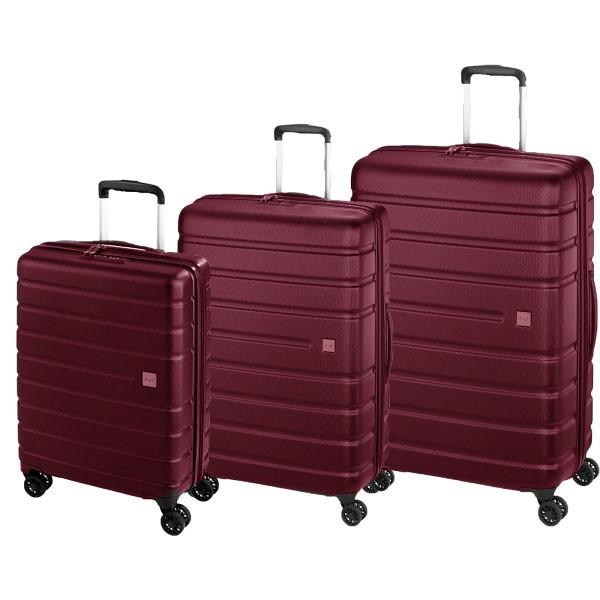 d&n Travel Line 2200 Kofferset 55/67/77 cm 4 Rollen bordeaux 