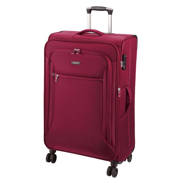 d&n Travel Line 6404 Trolley 78 cm 4 Rollen erweiterbar bordeaux