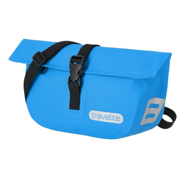 travelite Basics Lenkertasche 29 cm blau