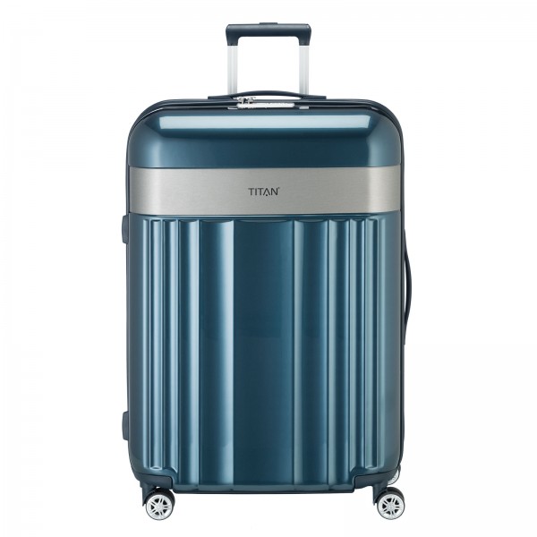 TITAN Spotlight Flash Trolley 76 cm 4 Rollen north sea Frontansicht
