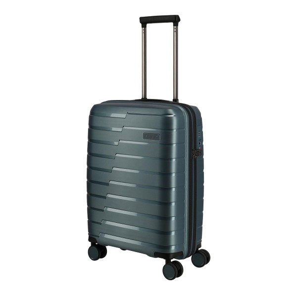 travelite Air Base Kabinentrolley 55 cm 4 Rollen eisblau