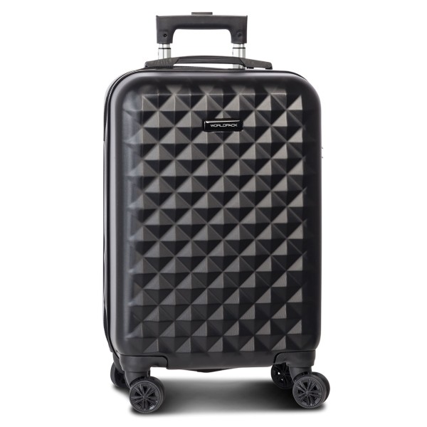 Fabrizio Worldpack Diamond Kabinentrolley 56 cm 4 Rollen schwarz