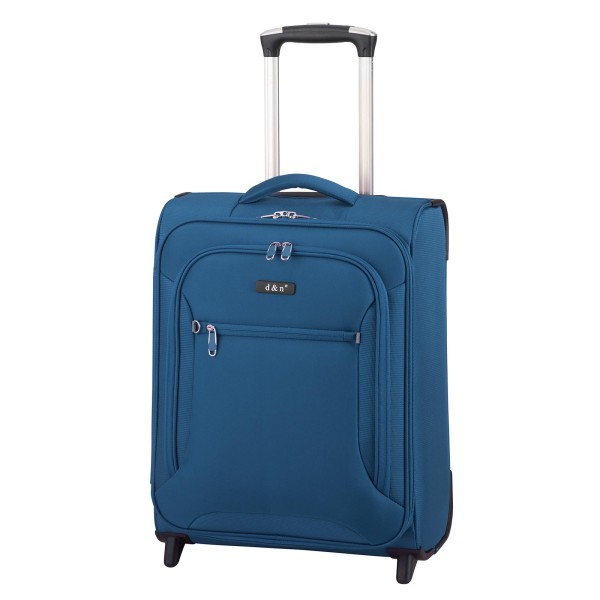 d&n Travel Line 6404 Kabinentrolley 49 cm 2 Rollen blau