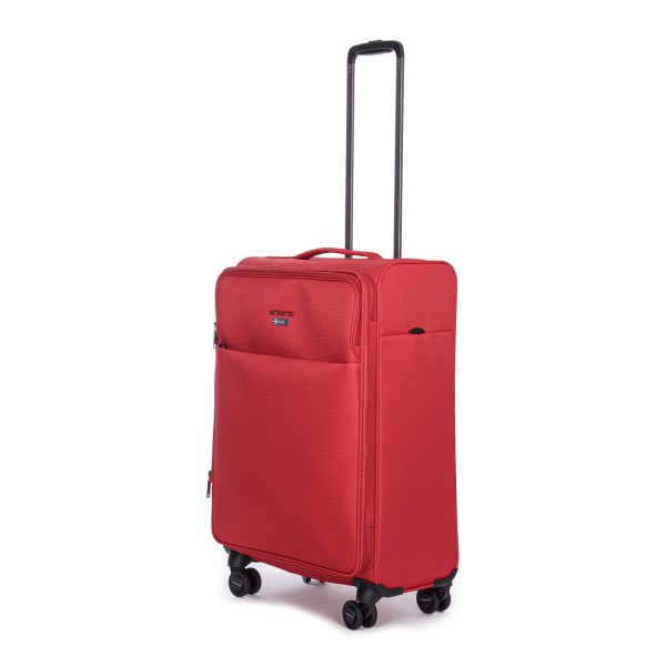 Stratic Light + Trolley 68 cm 4 Rollen erweiterbar red