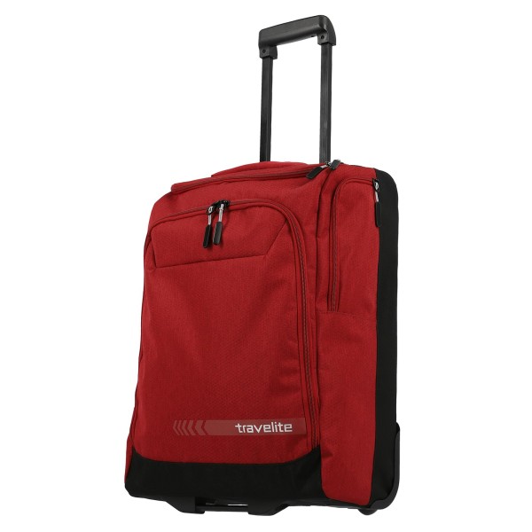 travelite Kick Off Trolley Reisetasche 55 cm 2 Rollen rot