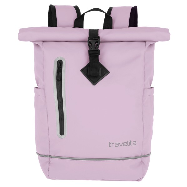 travelite Basics Roll-Up Rucksack Plane 48 cm flieder