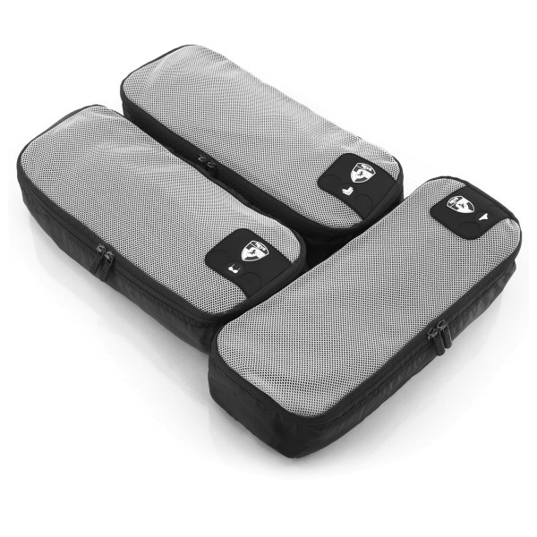 Heys Accesoires HexPack ID 3 Slim Packwürfel 3er Set Black