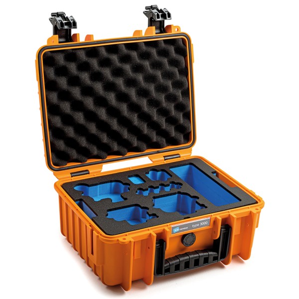 B&amp;W GoPro Case Typ 3000 für GoPro Hero 9/10 mit Schaumstoffeinsatz