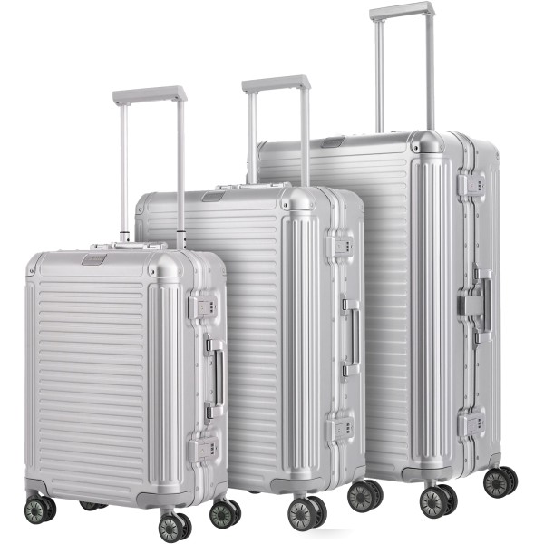 travelite Next Aluminium-Trolley Set 3-teilig S/M/L