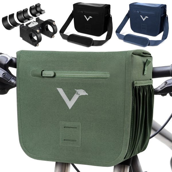 Valkental Front Pack Lenkertasche 28 cm grün