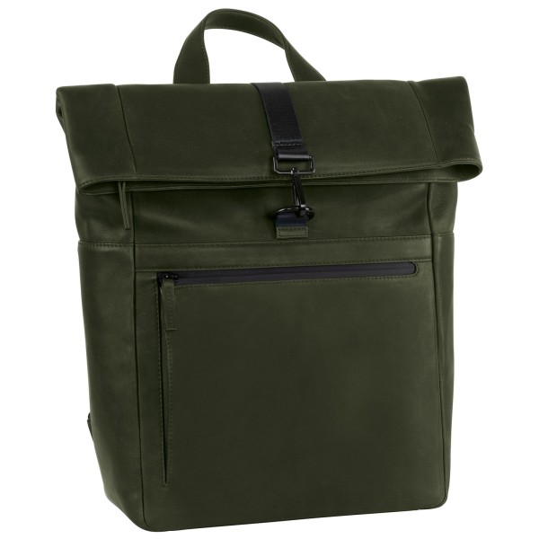 Leonhard Heyden Den Haag Rucksack Rolltop 40 cm oliv