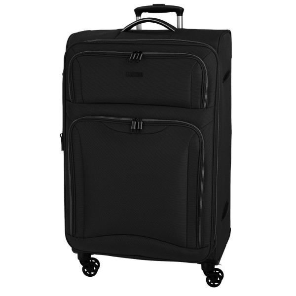 d&n Travel Line 9204 Trolley 76 cm 4 Rollen erweiterbar schwarz