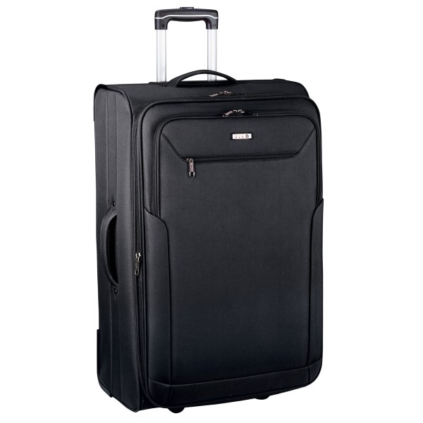 d&n Travel Line 6800 Trolley 73 cm 2 Rollen erweiterbar schwarz