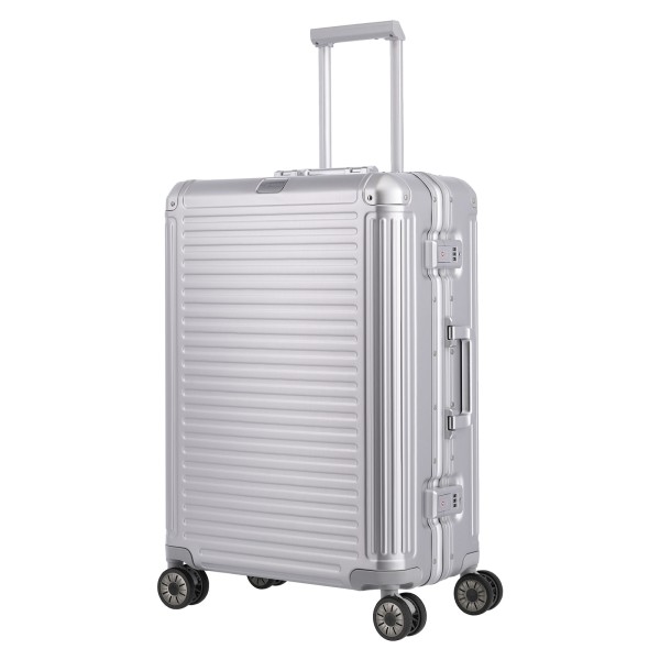 travelite Next Trolley 67 cm 4 Rollen silber