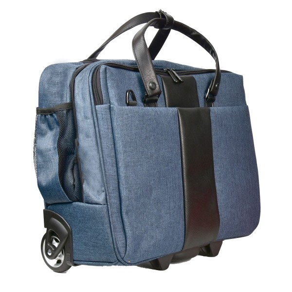 Dermata Office Case 46 cm 2 Rollen petrol