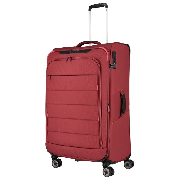 travelite Skaii Trolley 78 cm 4 Rollen erweiterbar rot