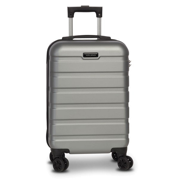 Fabrizio Worldpack Phoenix Kabinentrolley 57 cm 4 Rollen silber