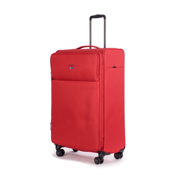 Stratic Light + Trolley 80 cm 4 Rollen erweiterbar red