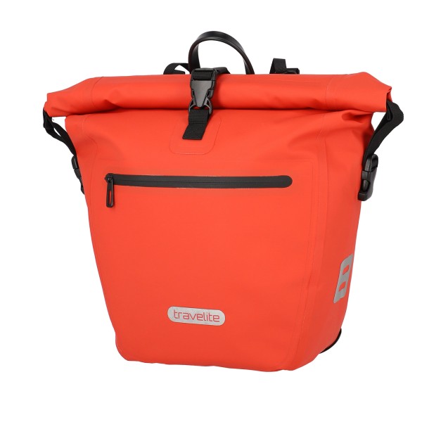 travelite Basics Fahrradtasche 41 cm rot