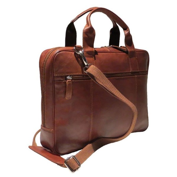 Dermata Aktenmappe 41 cm cognac