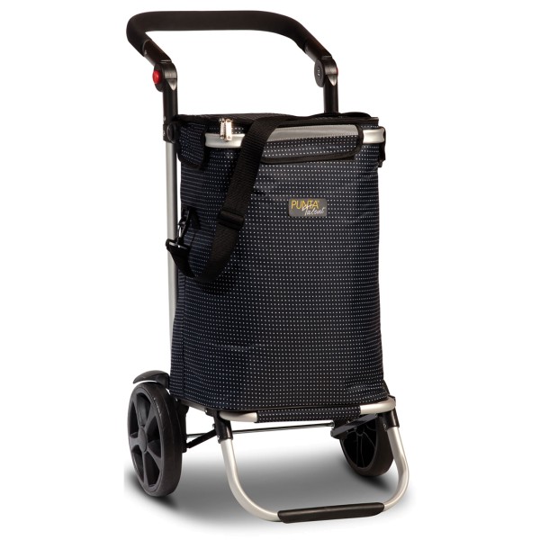 Punta Talent Einkaufstrolley 95 cm 2 Rollen mit Kühlfunktion schwarz
