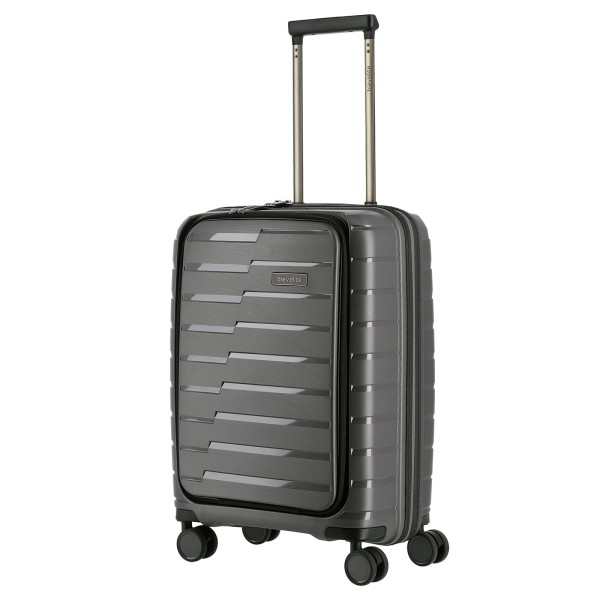 travelite Air Base Kabinentrolley 55 cm 4 Rollen mit Vortasche