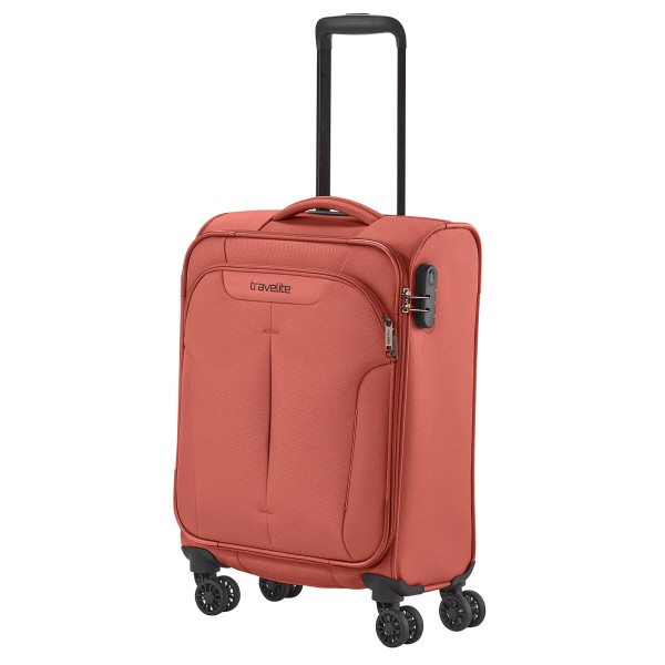 travelite Croatia Trolley 55 cm 4 Rollen koralle