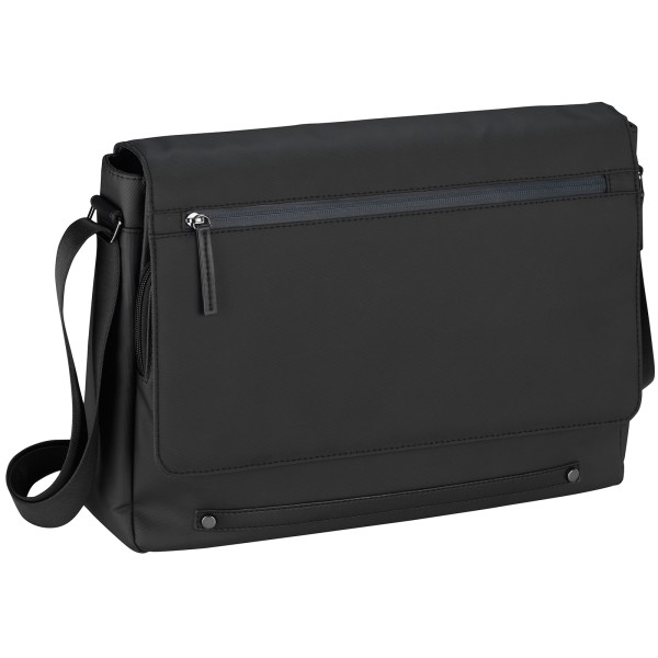 d&n Basic Line Messenger Bag 40 cm schwarz