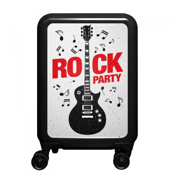 meinTrolley Rockparty 55cm 4 Rollen schwarz