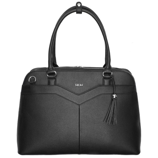 SOCHA Couture V Business-Handtasche 44 cm schwarz