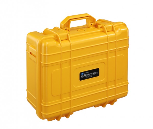 B&W Outdoor Case Typ 50 orange - geschlossen