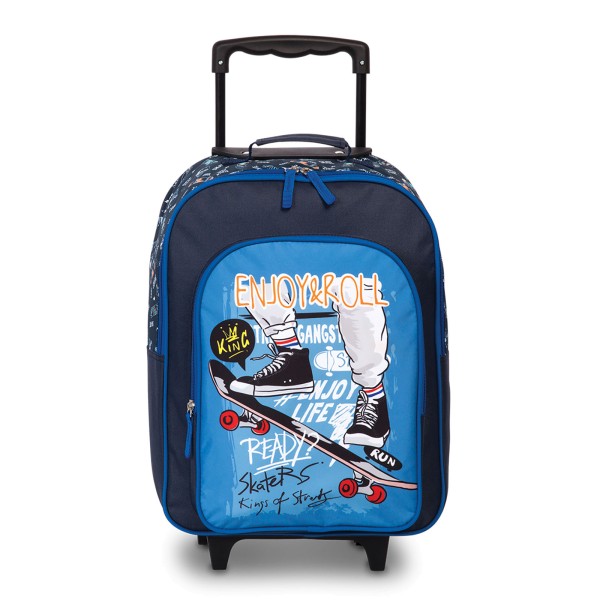 Fabrizio Kids Skater Trolley 42 cm 2 Rollen dunkelblau