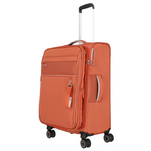 travelite Miigo Trolley 67 cm 4 Rollen erweiterbar safran