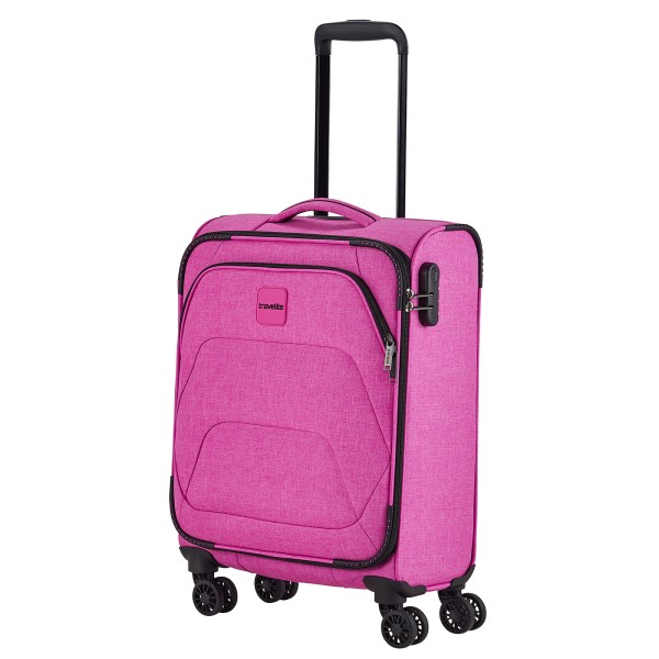 travelite Adria Kabinentrolley 55 cm 4 Rollen pink